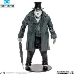 Batman: Arkham City - The Penguin (Black & White Variant) DC Multiverse Gold Label 7” Scale Action Figure (Solomon Grundy Build-A-Figure)