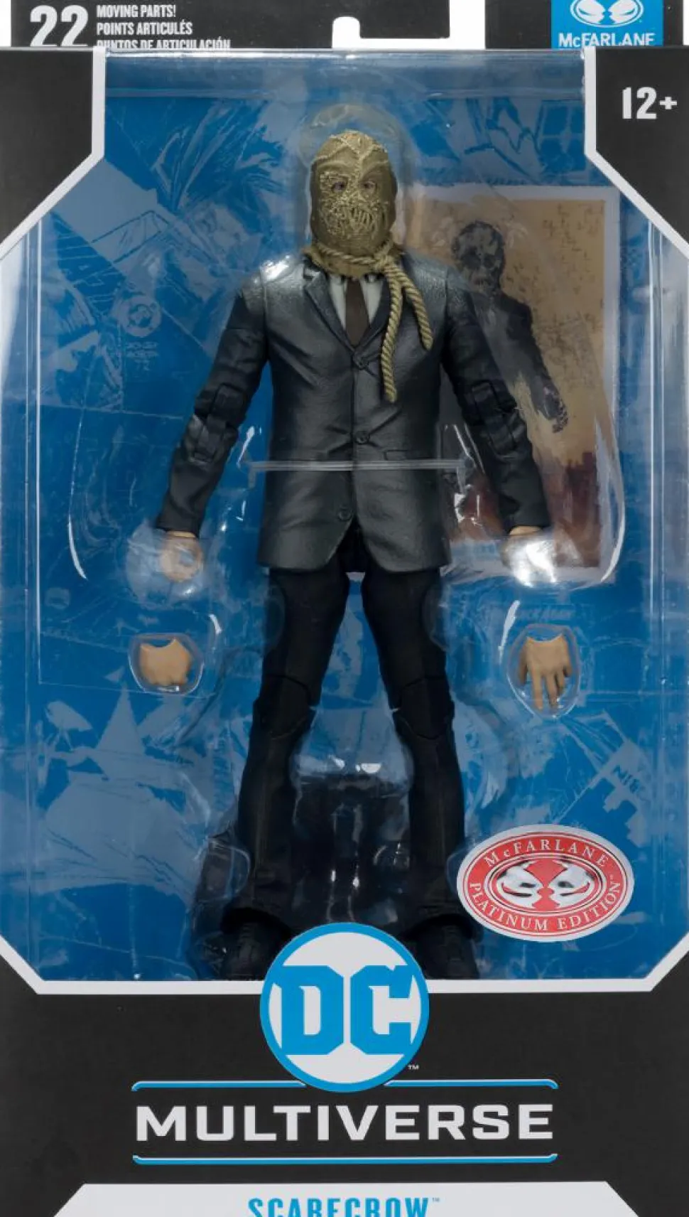 Batman Begins (2005) - Scarecrow DC Multiverse Red Platinum Edition 7" Scale Action Figure