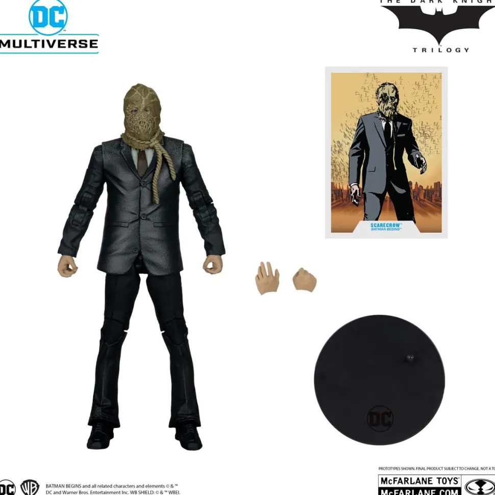 Batman Begins (2005) - Scarecrow DC Multiverse Red Platinum Edition 7" Scale Action Figure