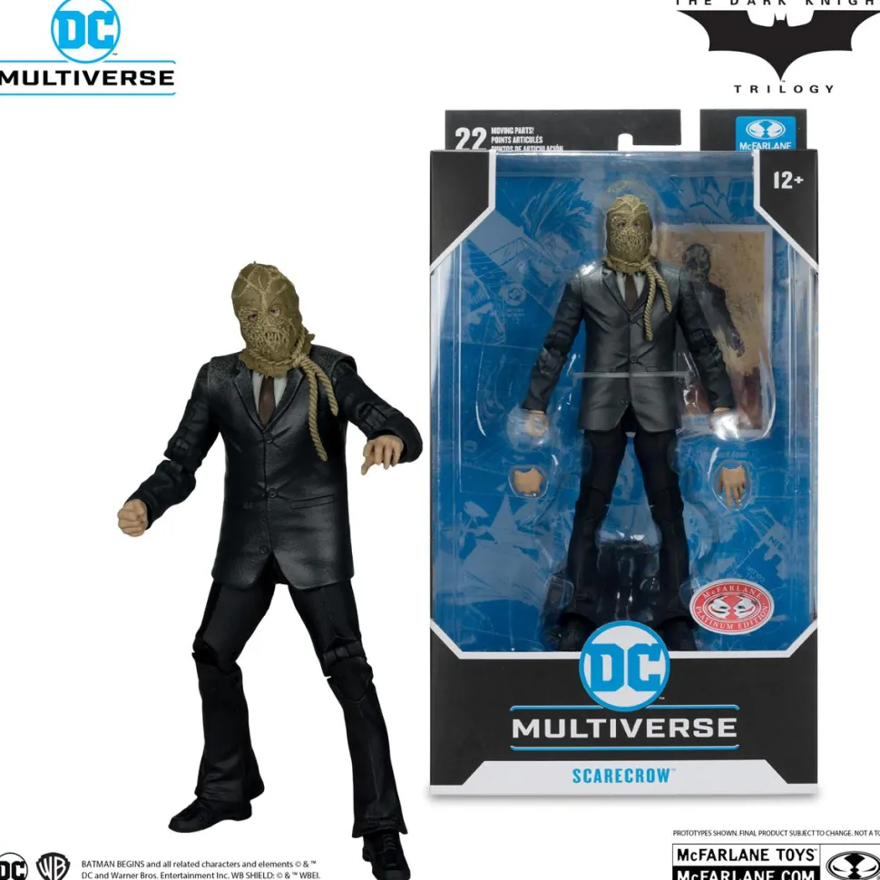 Batman Begins (2005) - Scarecrow DC Multiverse Red Platinum Edition 7" Scale Action Figure