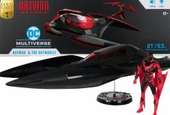 Batman Beyond - Batman & The Batmobile DC Multiverse Gold Label 7" Scale Action Figure Vehicle with Lights & Sound