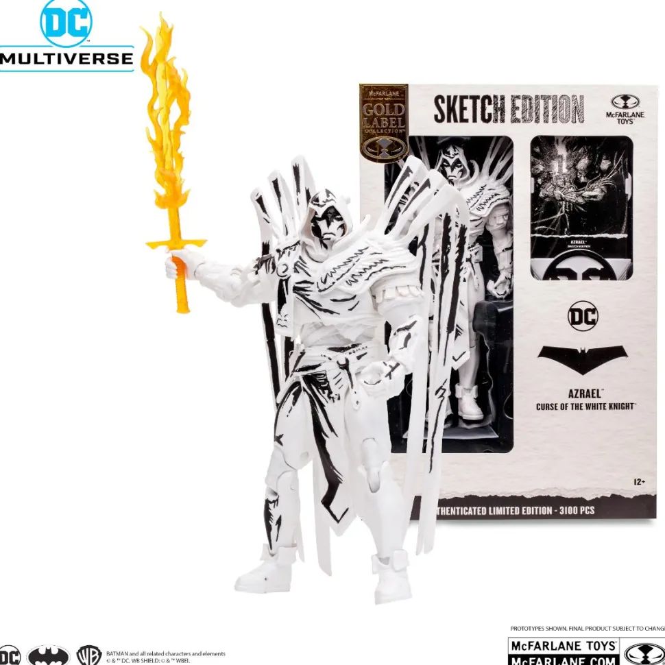 Batman: Curse of the White Knight - Azrael Sketch Edition DC Multiverse Gold Label 7" Scale Action Figure