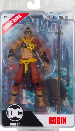 Batman: Fighting the Frozen - Robin Page Punchers 7" Scale Action Figure with Comic Book