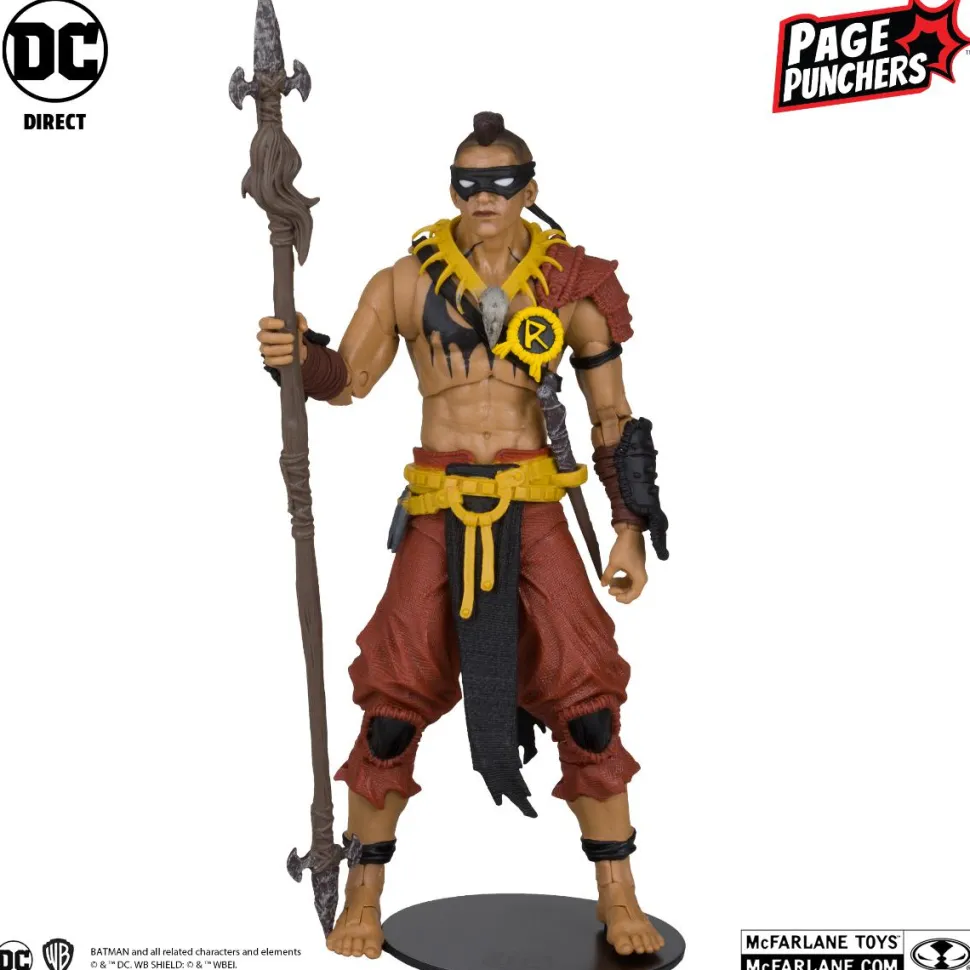 Batman: Fighting the Frozen - Robin Page Punchers 7" Scale Action Figure with Comic Book