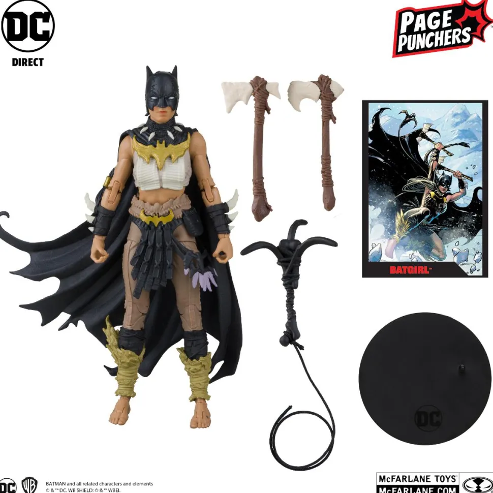 Batman: Fighting the Frozen - Batgirl Page Punchers 7" Scale Action Figure with Comic Book