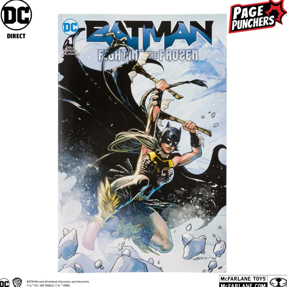 Batman: Fighting the Frozen - Batgirl Page Punchers 7" Scale Action Figure with Comic Book