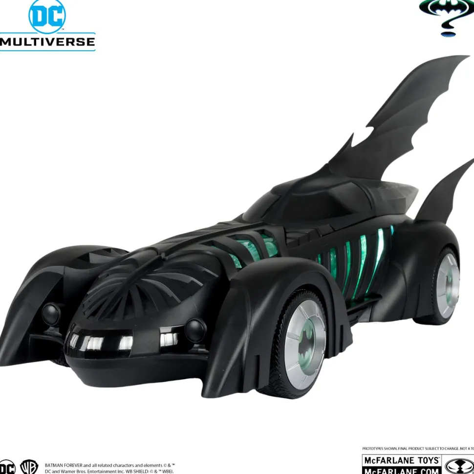 Batman Forever (1995) - Alfred Pennyworth & Batmobile DC Multiverse Gold Label 7" Scale Action Figure Vehicle 2-Pack