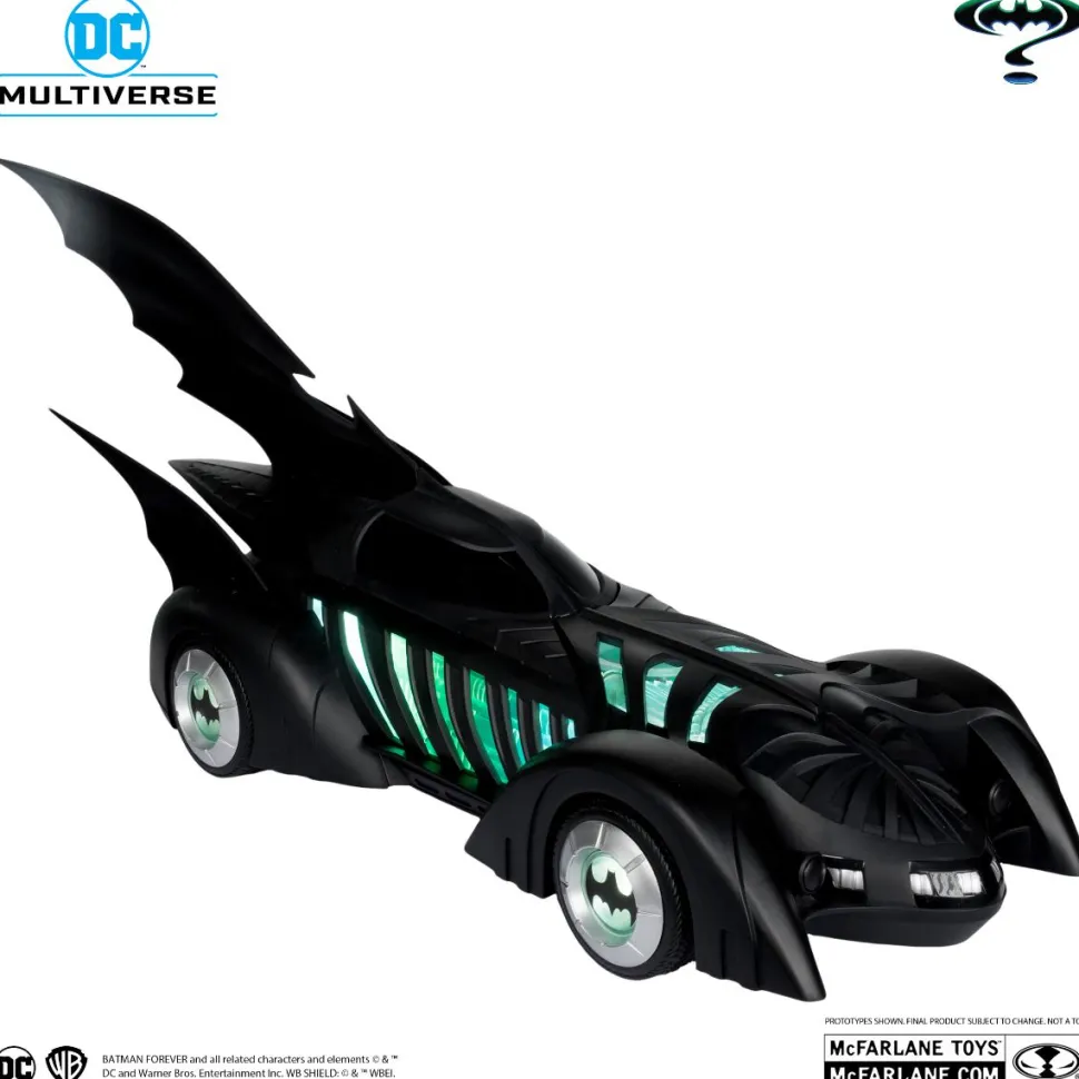 Batman Forever (1995) - Alfred Pennyworth & Batmobile DC Multiverse Gold Label 7" Scale Action Figure Vehicle 2-Pack