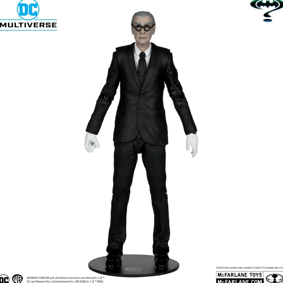Batman Forever (1995) - Alfred Pennyworth & Batmobile DC Multiverse Gold Label 7" Scale Action Figure Vehicle 2-Pack