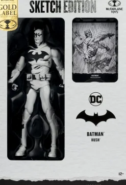Batman: Hush - Batman Line Art Sketch Edition DC Multiverse Gold Label 7" Scale Action Figure