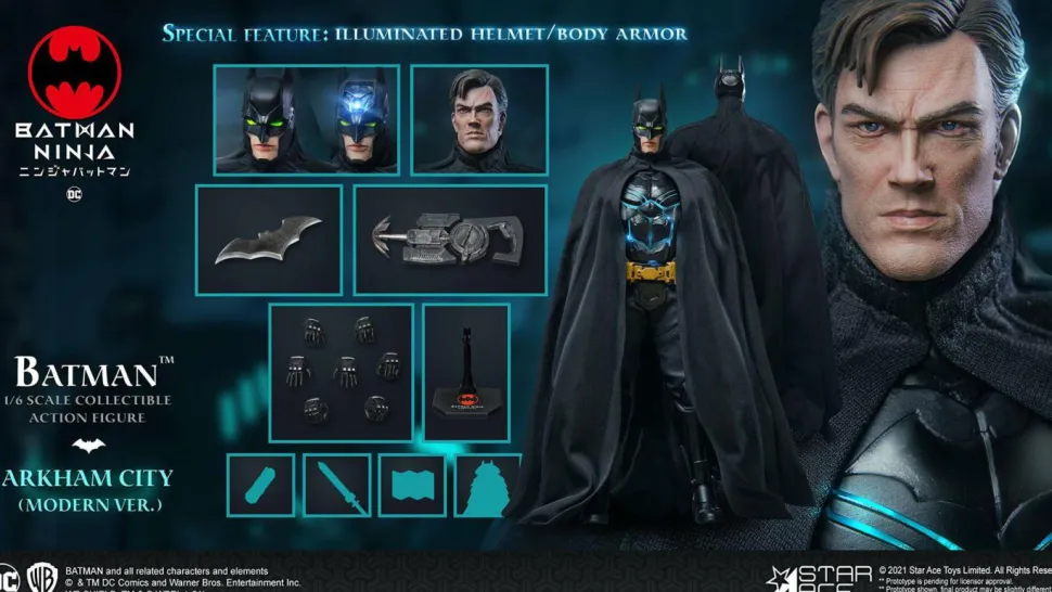 Batman Ninja - Batman Modern Version Deluxe 1/6th Scale Action Figure