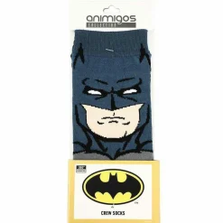 Batman: Rebirth - Batman Animigos 360 Character Men’s Crew Socks (One Size)