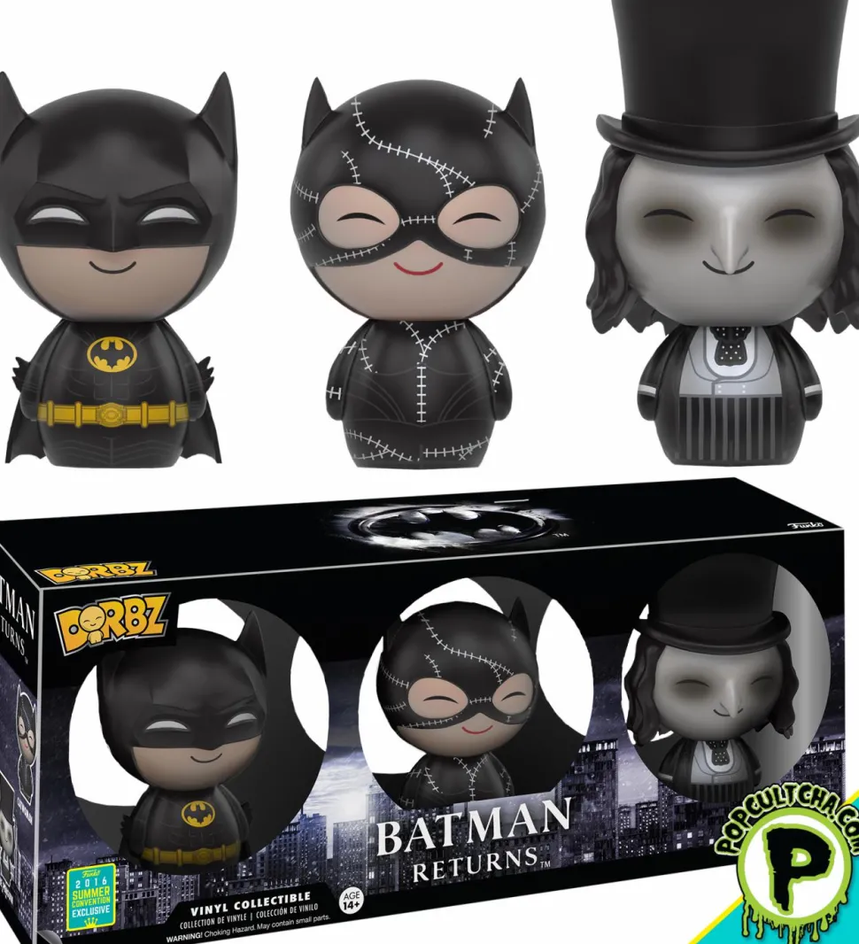 Batman Returns - Batman, Catwoman & Penguin Dorbz Vinyl Figure 3-Pack (2016 Summer Convention Exclusive)