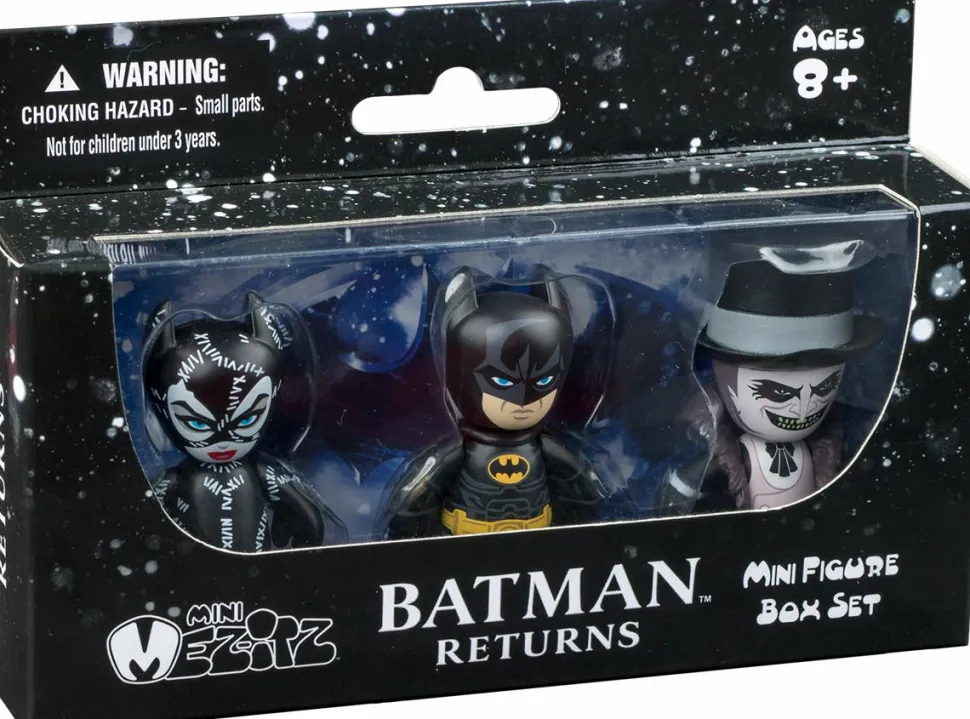 Batman Returns - Batman Penguin and Catwoman 2” Mez-Its Figures (Set of 3)