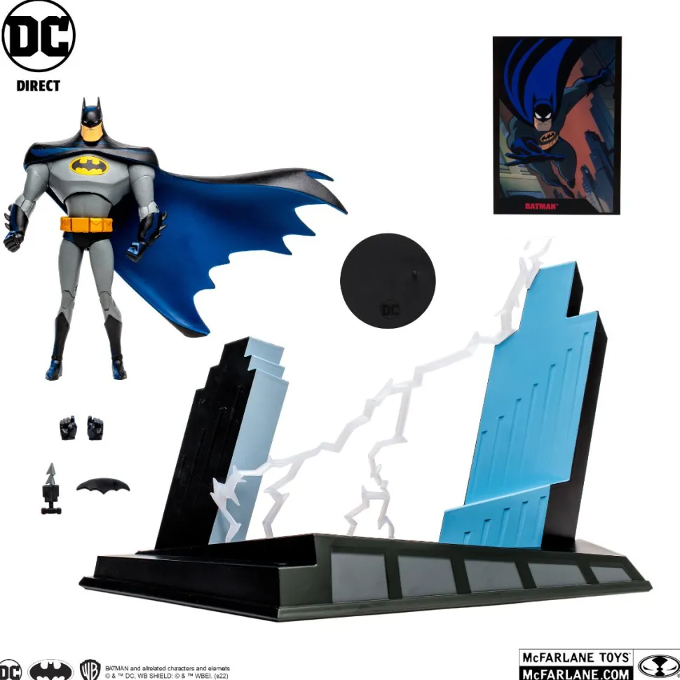 Batman: The Animated Series - Batman 30th Anniversary Gold Label Deluxe 7” Scale Action Figure