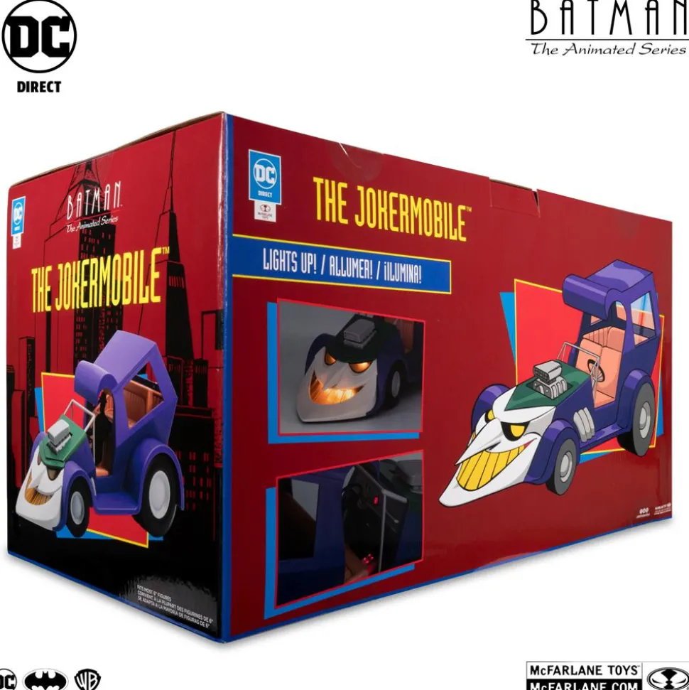 Batman: The Animated Series - The Jokermobile Gold Label 6" Scale Action Figure Vehicle