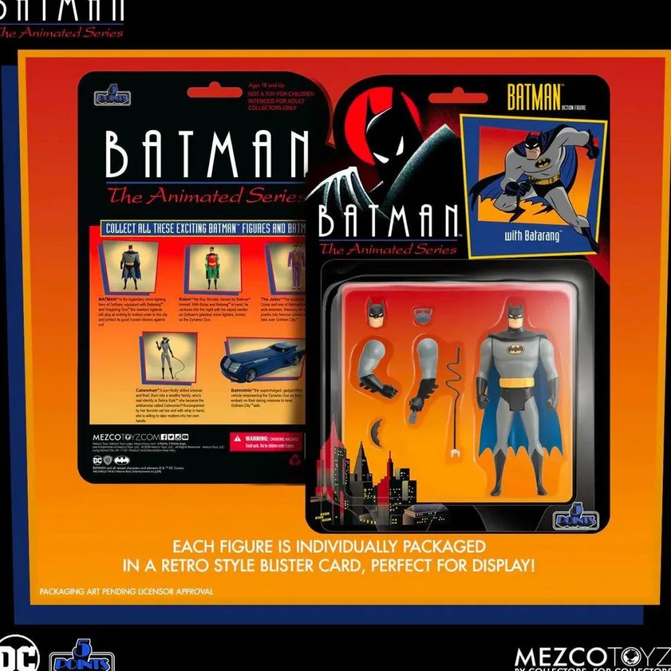 Batman: The Animated Series - Batman 5 Points 3.75" Scale Action Figure