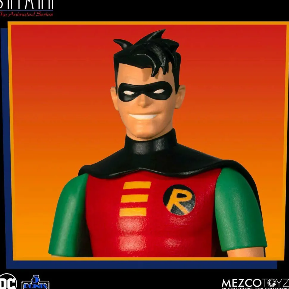 Batman: The Animated Series - Robin 5 Points 3.75" Scale Action Figure