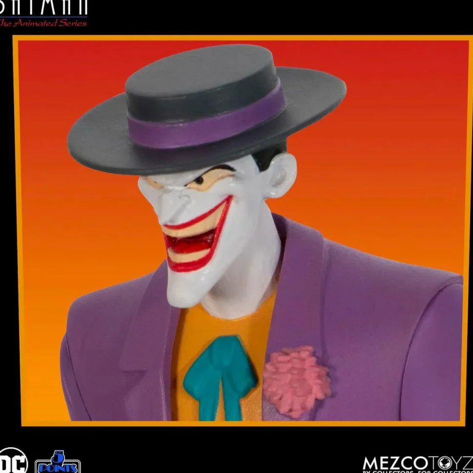 Batman: The Animated Series - Batman, Robin, Catwoman & The Joker 5 Points 3.75" Scale Action Figure Bundle (Set of 4)