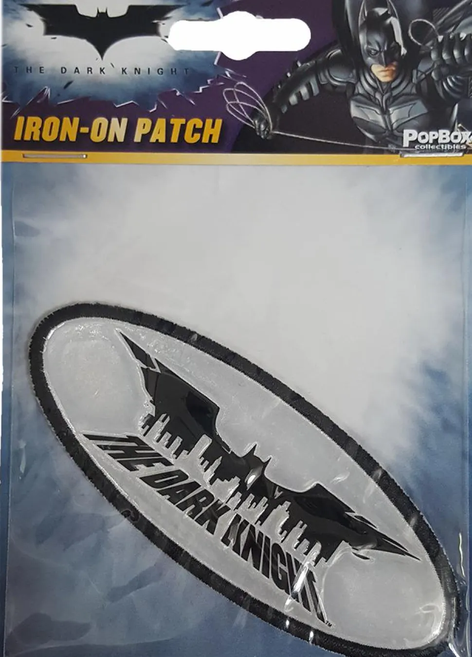 Batman: The Dark Knight - Logo with City Silhouette Iron on Patch