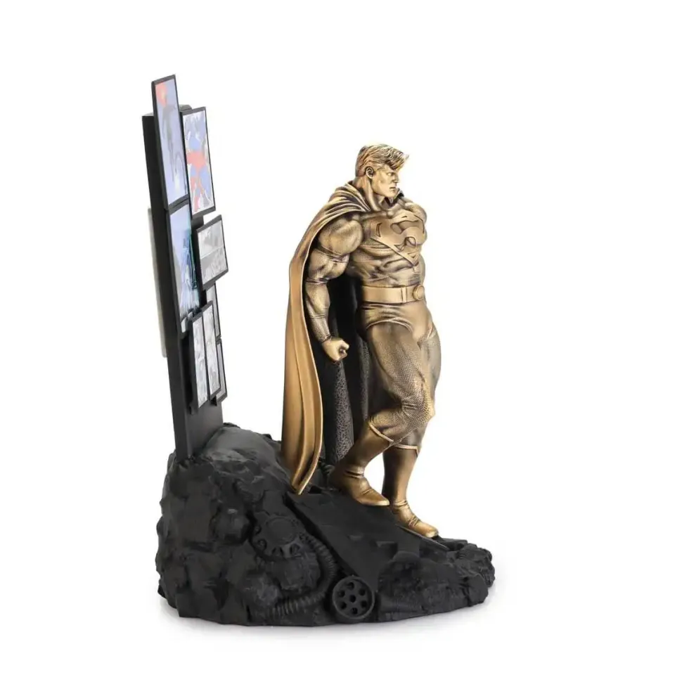Batman: The Dark Knight Returns - Superman Limited Edition 11" Gilt Pewter Statue