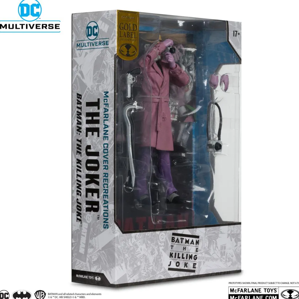Batman: The Killing Joke - The Joker DC Multiverse Cover Recreations Gold Label 7" Scale Action Figure
