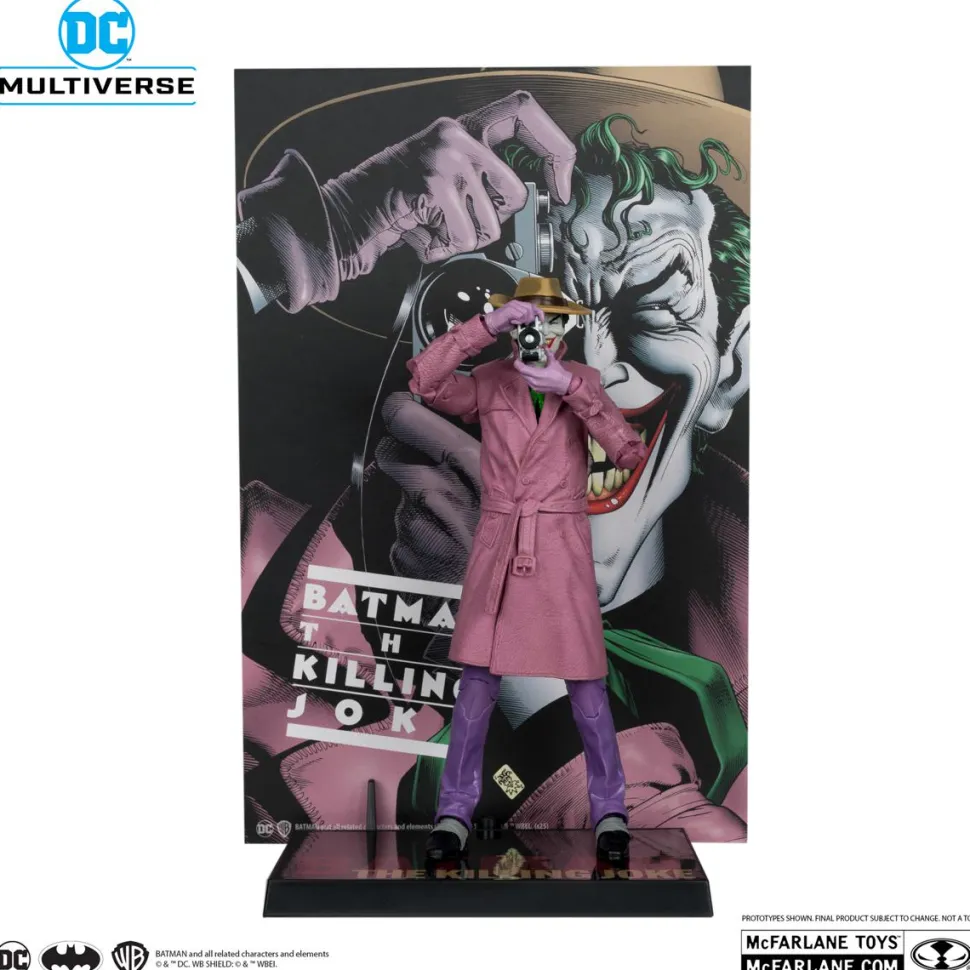Batman: The Killing Joke - The Joker DC Multiverse Cover Recreations Gold Label 7" Scale Action Figure