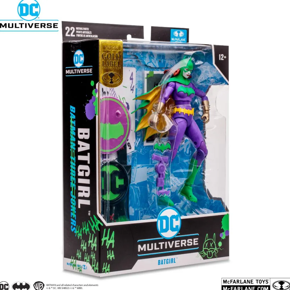 Batman: Three Jokers - Batgirl (Jokerized) DC Multiverse Gold Label 7" Scale Action Figure