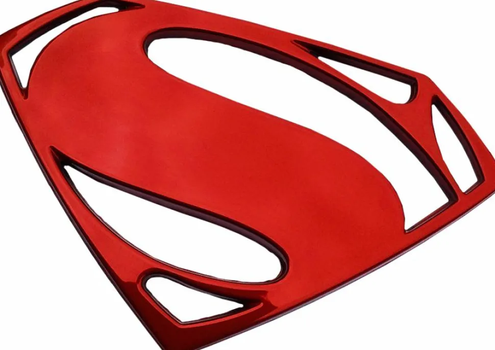Batman v Superman: Dawn of Justice - Superman Red Chrome Premium Emblem