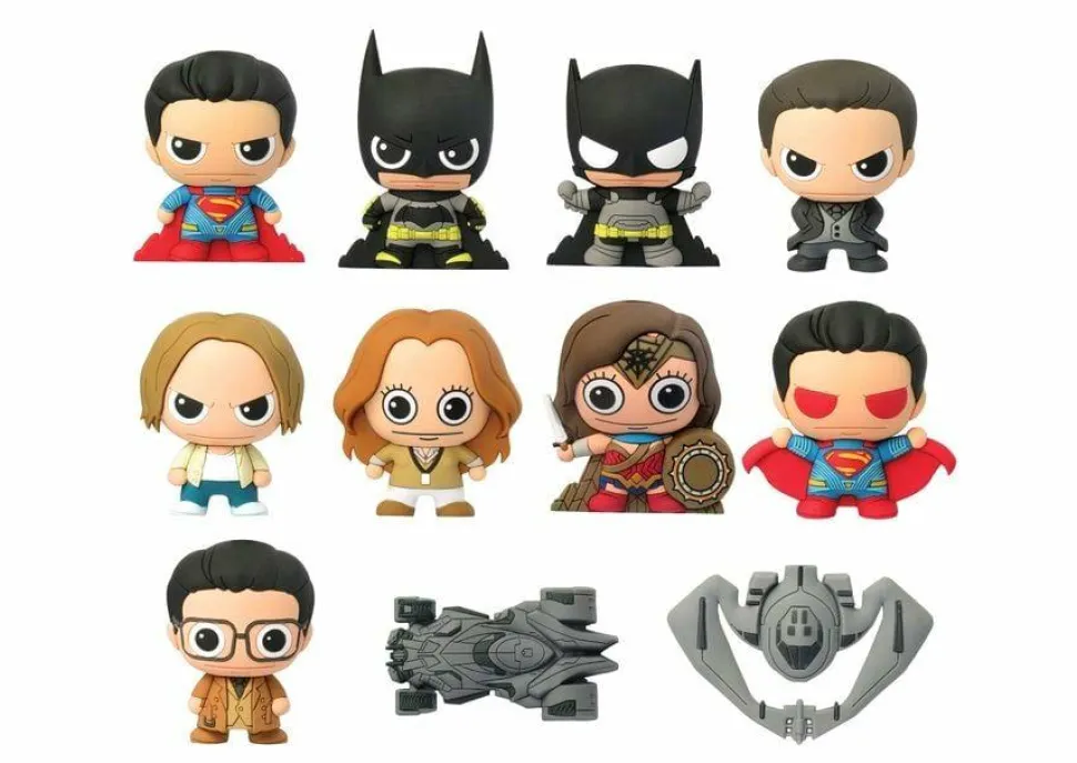 Batman vs Superman: Dawn of Justice - 3D Figural Keychain Display (24 Units)