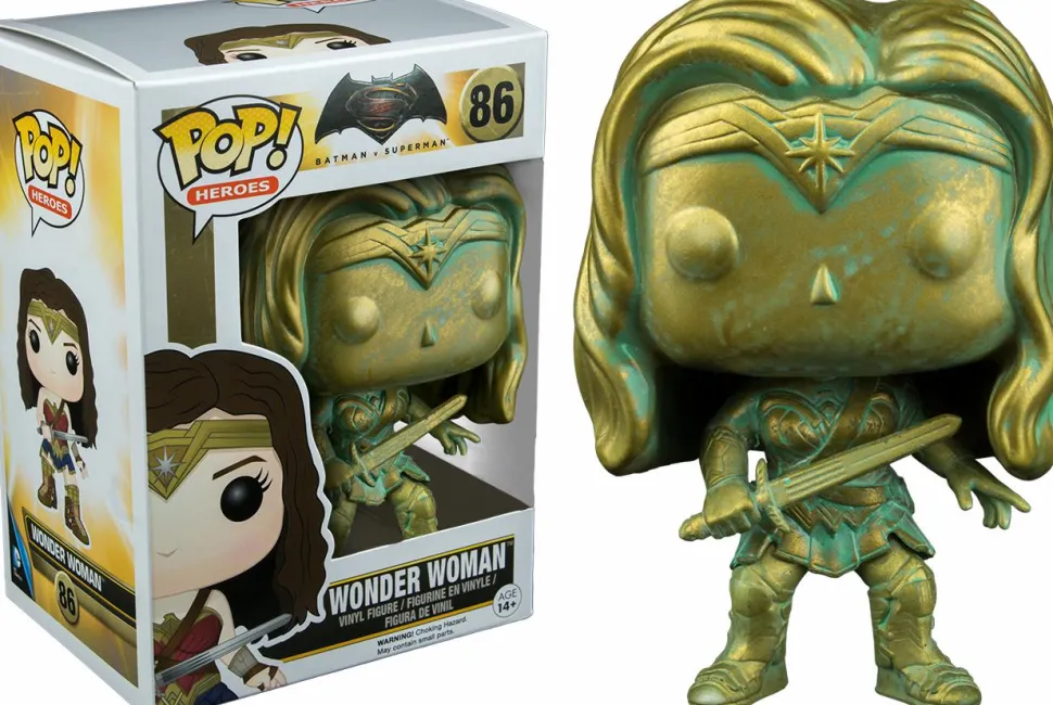 Batman vs Superman: Dawn of Justice - Wonder Woman Bronze Patina Pop! Vinyl Figure
