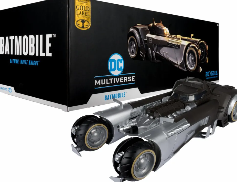 Batman: White Knight - Batmobile DC Multiverse Gold Label 7" Scale Action Figure Vehicle