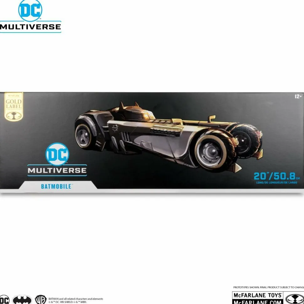 Batman: White Knight - Batmobile DC Multiverse Gold Label 7" Scale Action Figure Vehicle