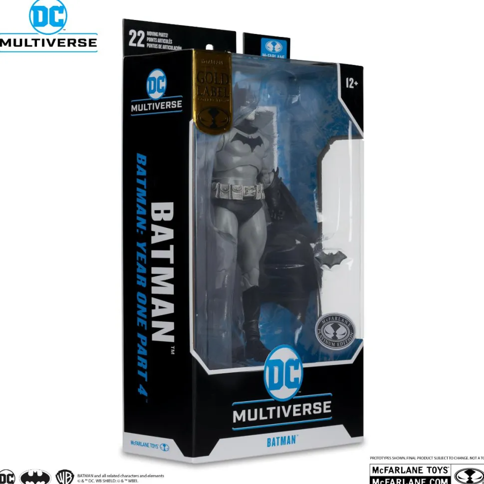 Batman: Year One - Batman (Year One: Part 4) DC Multiverse Gold Label Platinum Edition 7" Scale Action Figure