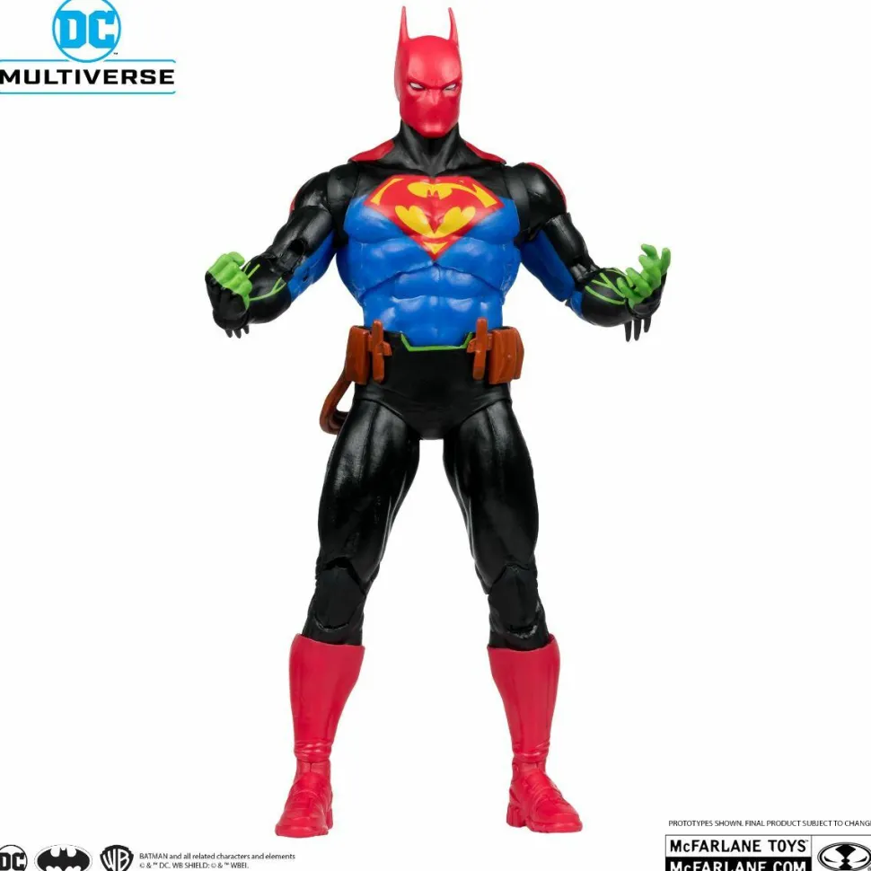 Batman/Superman: World's Finest - Batman/Superman Fusion DC Multiverse 7" Scale Action Figure