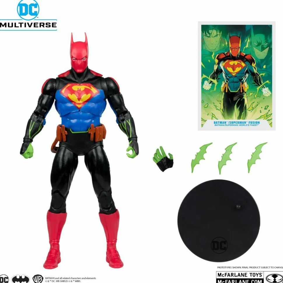 Batman/Superman: World's Finest - Batman/Superman Fusion DC Multiverse 7" Scale Action Figure