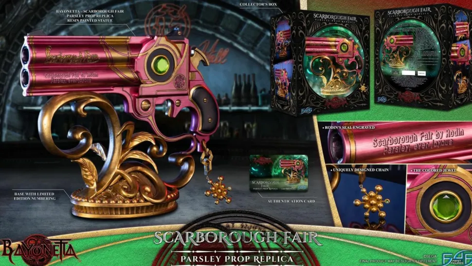 Bayonetta - Scarborough Fair Parsley 10” Prop Replica