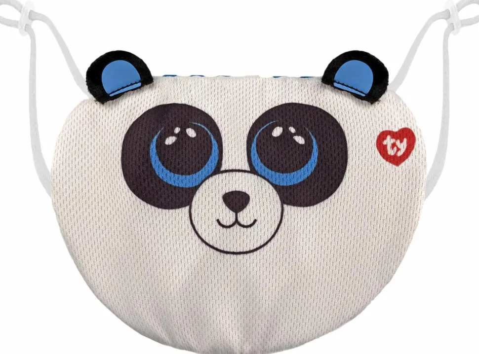 Beanie Boos - Bamboo the Panda Adjustable Face Mask (One Size)