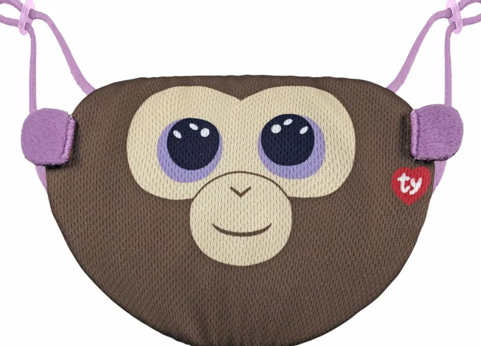Beanie Boos - Coconut the Monkey Adjustable Face Mask (One Size)
