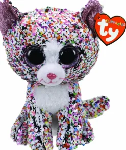 Beanie Boos - Confetti the Multicolor Cat Flippable 6” Plush