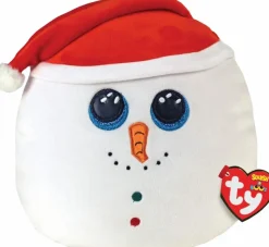 Beanie Boos - Flurry the Snowman Squish-A-Boo 10” Plush