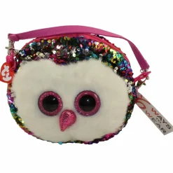 Beanie Boos - Owen the Owl 8” Flippable Handbag