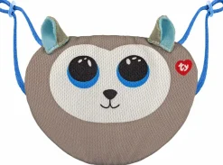 Beanie Boos - Slush the Grey Husky Adjustable Face Mask (One Size)
