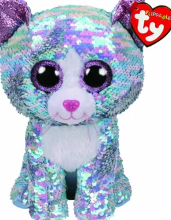 Beanie Boos - Whimsy the Blue Cat Flippable 9” Plush
