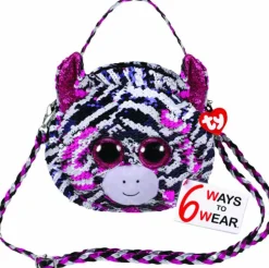 Beanie Boos - Zoey the Zebra 8” Flippable Handbag