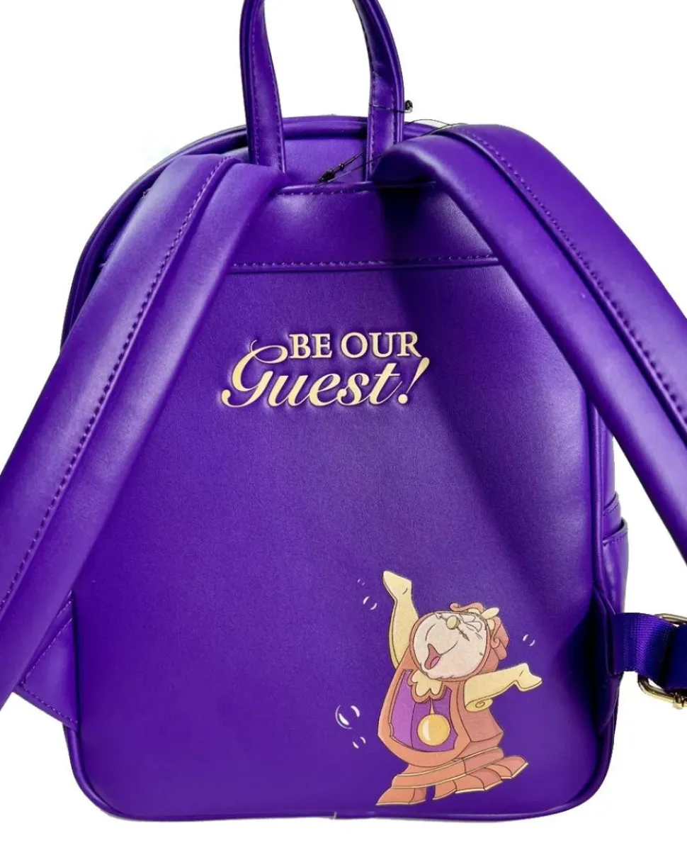 Beauty and the Beast (1991) - Be Our Guest 11” Faux Leather Mini Backpack