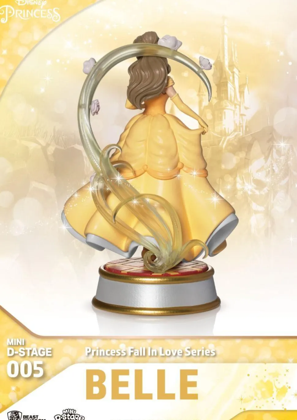 Beauty and the Beast (1991) - Belle Disney Princess Fall in Love Series Mini D-Stage 3" PVC Statue