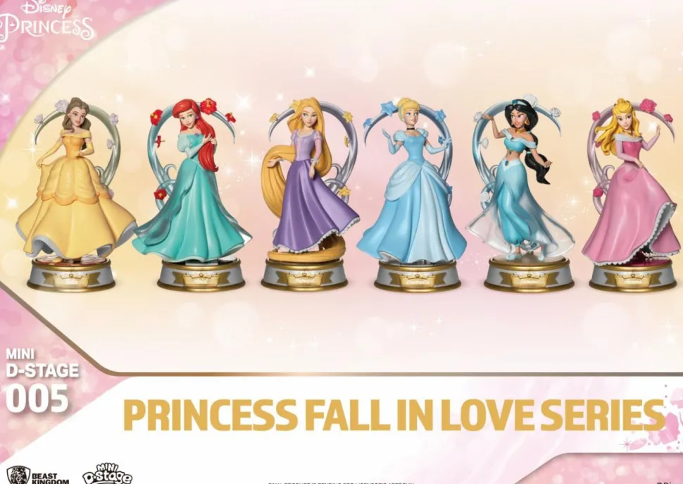 Beauty and the Beast (1991) - Belle Disney Princess Fall in Love Series Mini D-Stage 3" PVC Statue