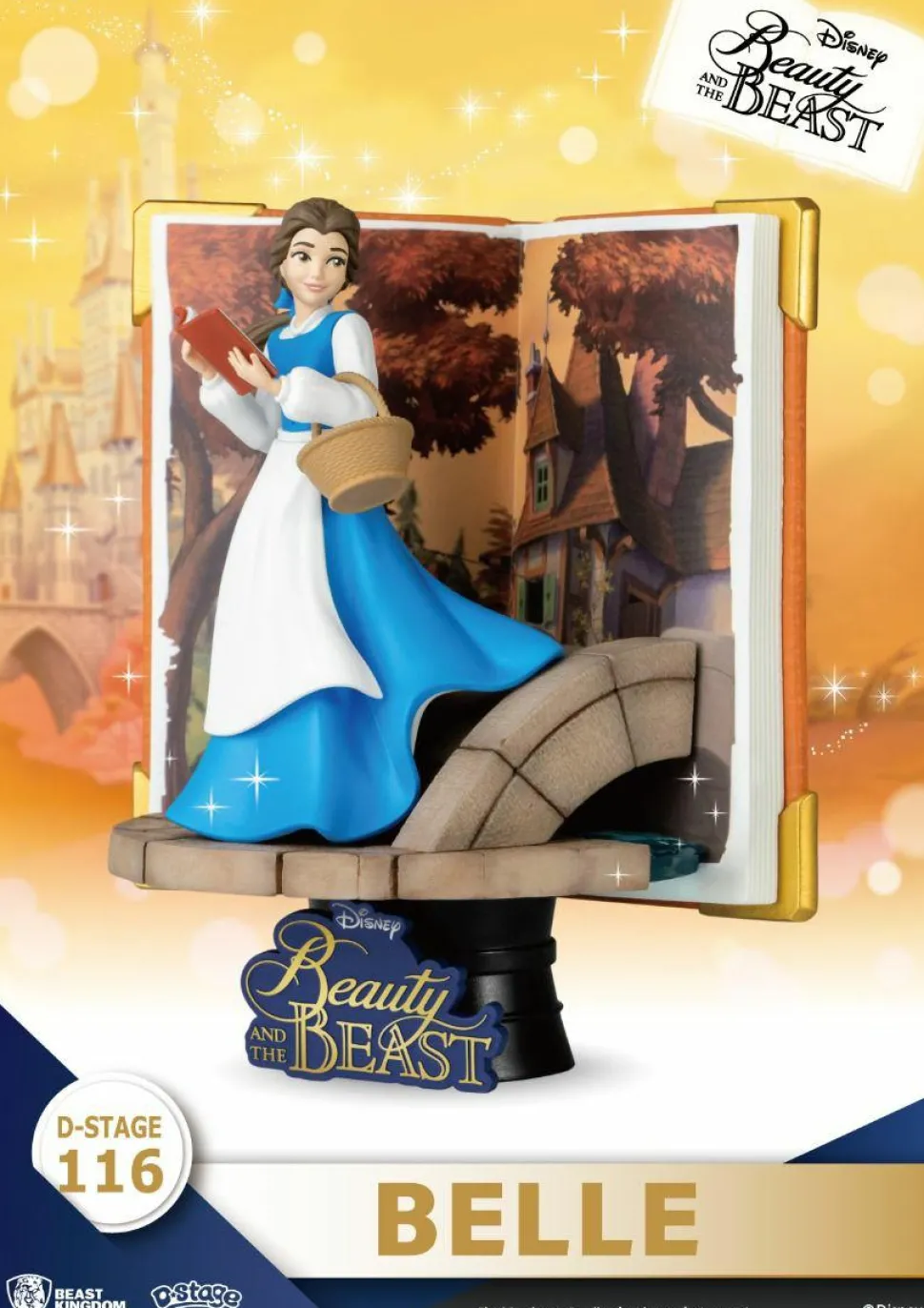Beauty and the Beast (1991) - Belle Story Book Series D-Stage 6" Diorama Statue