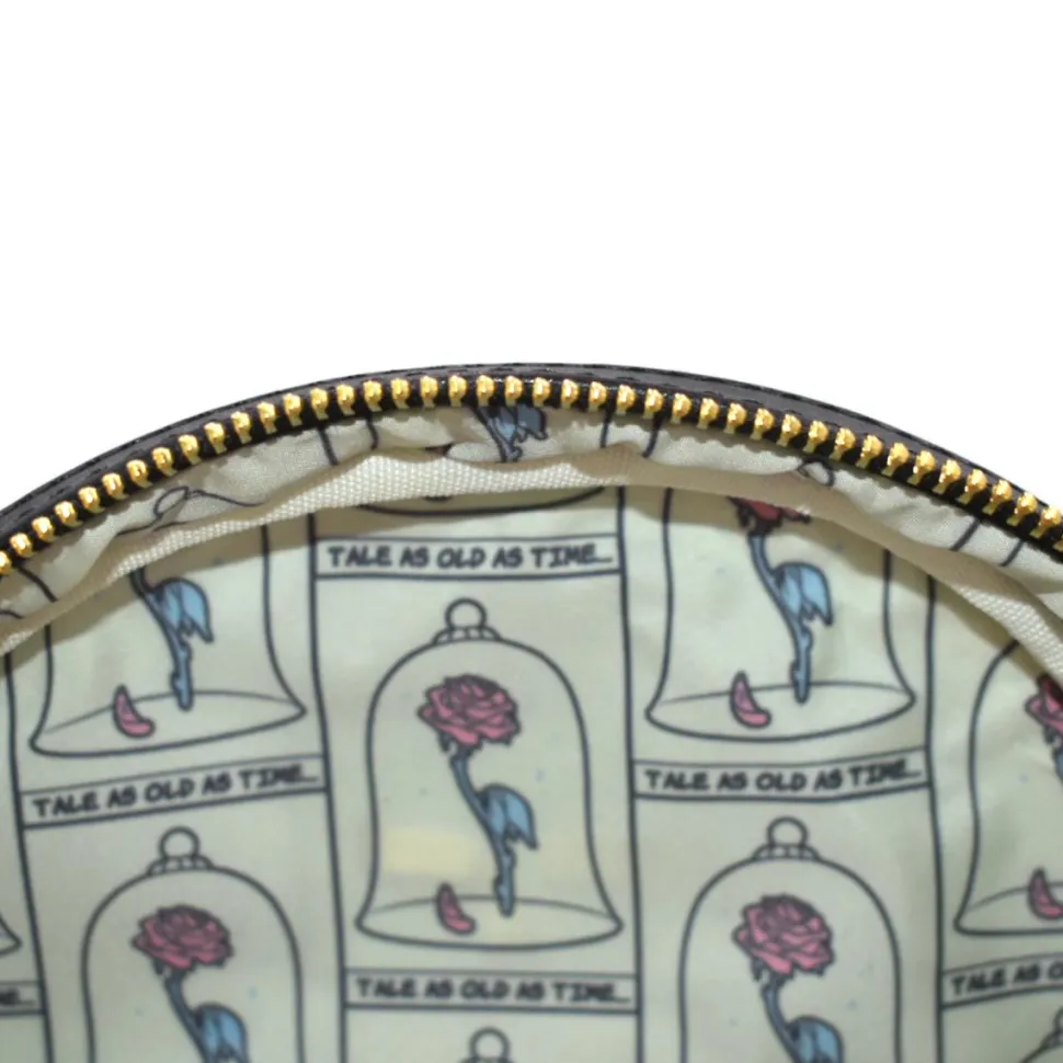 Beauty and the Beast (1991) - Comic 10” Faux Leather Mini Backpack